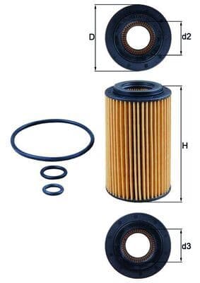 Yağ Filtresi Mercedes OM651 W176 W246 W204 W205 C205 C117 W212 W447 B906 B907 B910