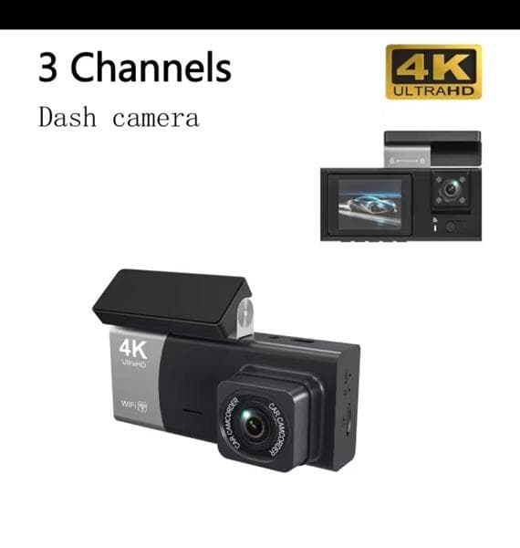 Ekran 4 DVR Yüksek Kalite 3 Kamera 4K 720 720