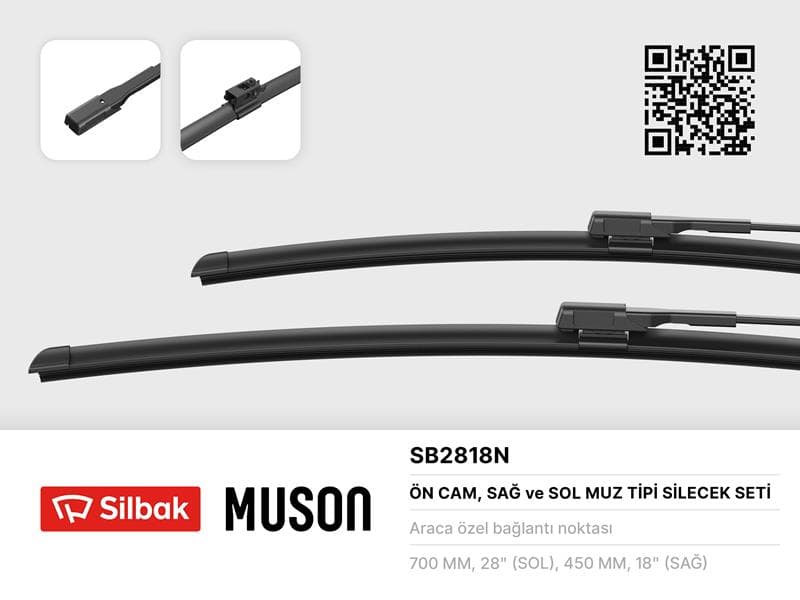 Silecek Supurgesi Takımı 700mm / 450mm Mercedes Vito W447 14>