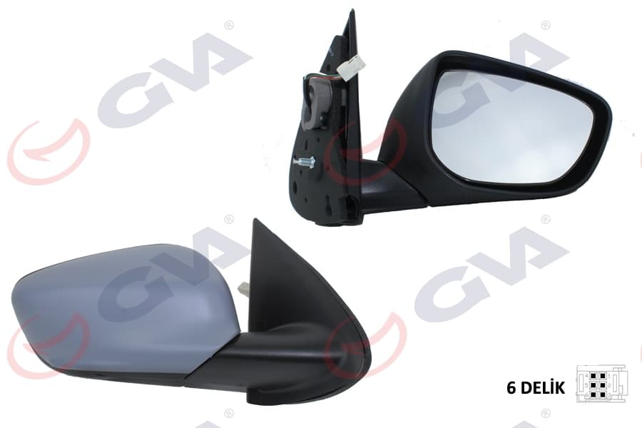 Diş Dikiz Aynasi Sağ C-Elysee-301 13> Elektrikli İsitmali Sensörlü Astarli Konveks VM-512EHPSR