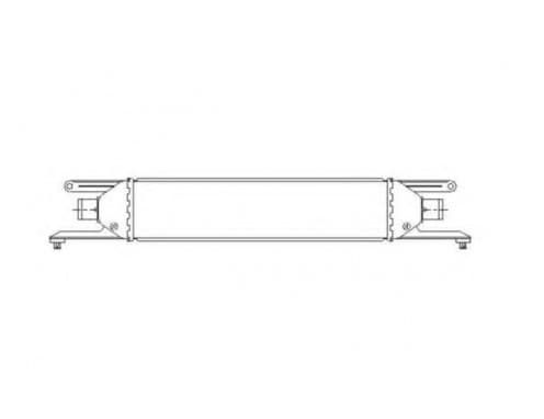 Turbo Radyatörü İntercooler Linea 1.3JTD 450x101x50 Al Al Sistem