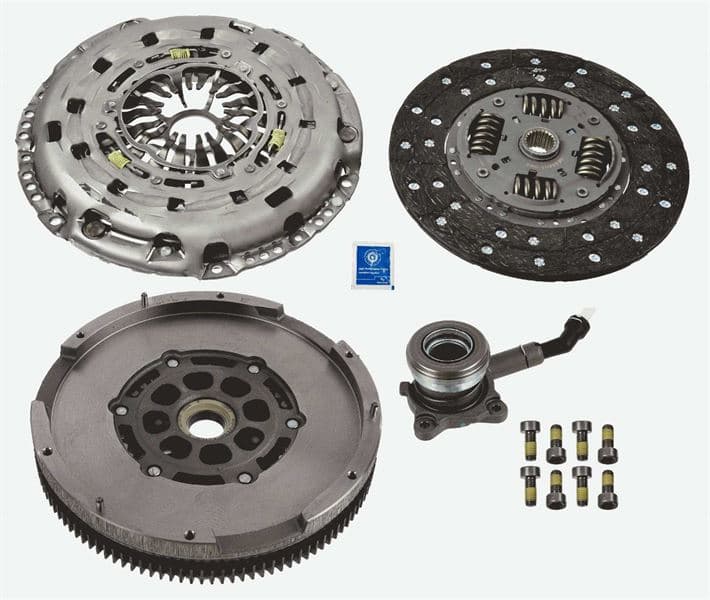 Debriyaj Seti 4 Lu Kit Volan-Deb Seti -Rulman Ford Transit Custom 2.2TDCI 125PS 6 Vites 11-14 Rulmanlı