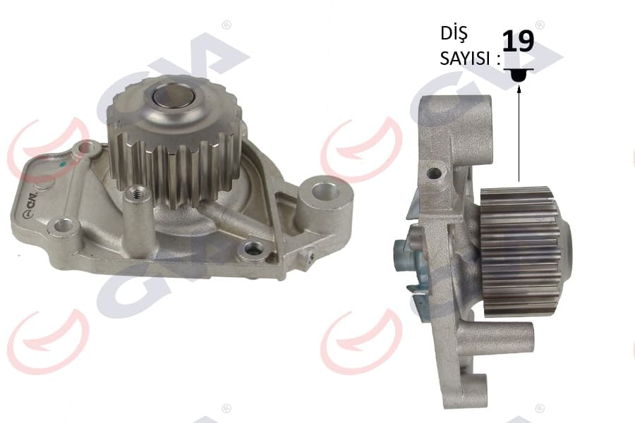Devirdaim Su Pompası Honda Civic 1.3L D13B 87-89 / 1.5L D15B Karbüratörlü 88-95 / 1.6L D16 Si Enjeks İyonlu 92-95 / 1.6L D16 Euro 96-97