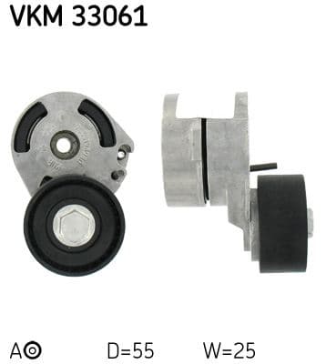 Alternatör Gergi Rulmanı Kütüklü P206 1.4HDI-407-Partner 1.6 HDi-C3 1.6 16V-C5 1.6HDI-Berlingo 1.6