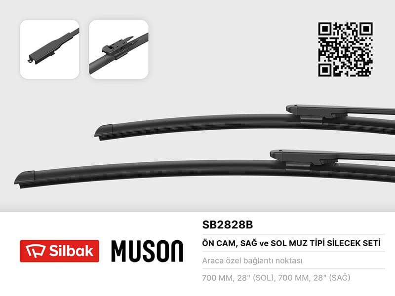 Silecek Süpürgesi 700/700MM Muz Tipi Ford Kuga 09>17