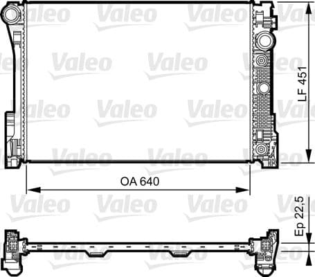 Motor Su Radyatörü Mercedes W204 S204 C204 W212 S212 C207 A207 X204 R172