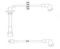 Buji Kablosu Daihatsu Applause 1.6L HD 16v A101 A111 89-> / Feroza 1.6L 89-97
