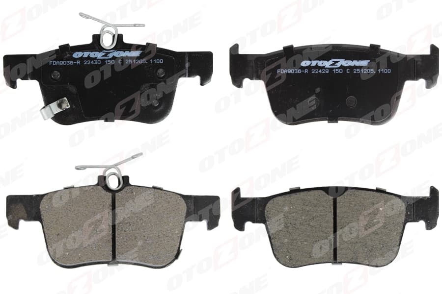 Arka Fren Balata Honda Civic 1.6L R16B 4 Kapı Sedan Benzinli FC5 Kasa 16-> / CR-V 2.0L K20 RD Re Kasa 02-06 / Ford Transit Connect 1.5L 1.6L 15-> / Kuga 1.5L 1.6L 2.0L 13-> / Focus 1.5L 1.6L 2.0L