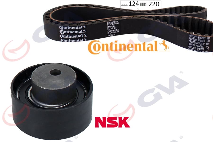Eksantrik Gergi Kiti 124x220 Brava 1.2 16V-Bravo I-II 1.2 -1.4-Doblo 1.4-Linea 1.2 -Mare-Palio 1.2 K015503XS
