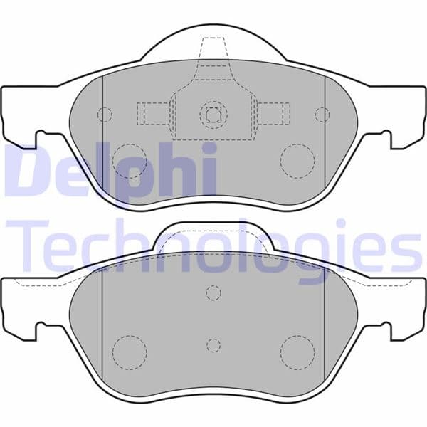 Ön Fren Balatası Renault Laguna II 01>05 Laguna III 07>15 Megane II 02>