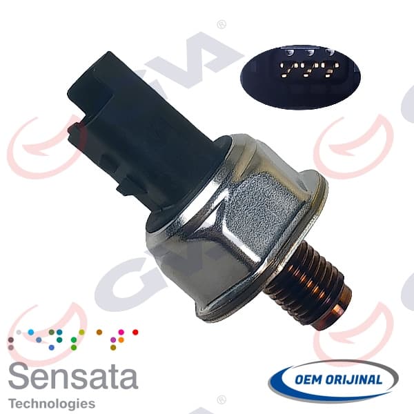 Yakıt Basinç Müşürü P107-P206-P207-P307-P308-P407-C3-Nemo-Partner-Berlingo 1.4-1.6HDI-Focus II 04>11 Mondeo IV 07>14 1.6 TDCi Fiesta 02>08 1.4 TDCi Fusion 02>14 1.4 TDCi