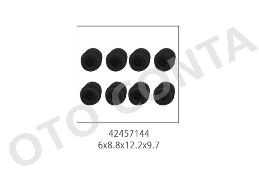 Subap Keçesi P206-P307 2.0 HDi Takım 8 Adet 6X8.8X12.2X9.7MM DW10