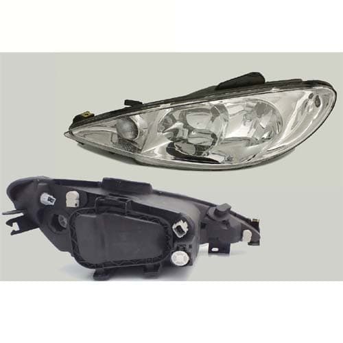 Far Sinyal Sol Şeffaf P206 03-10 Elektrikli H7 H7