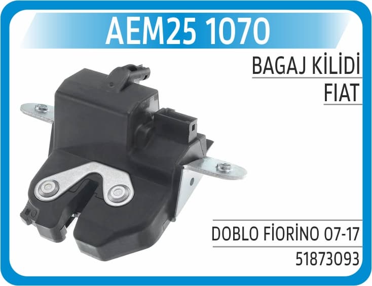 Bagaj Kilidi Doblo Fiorino 07-17