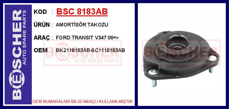 Ön Amortisör Takozu Transit V347 -V348 V363-V362 06>17