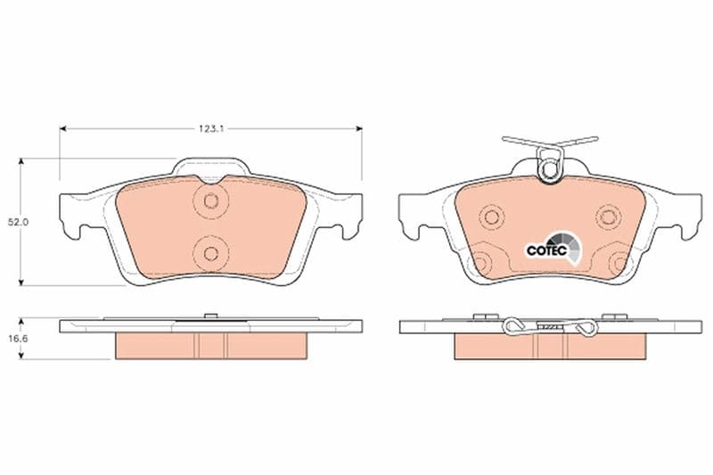 Arka Balata Focus II Cmax 03> Connect 02> Laguna III 07> Opel Vectra C 02> Signum 03> Citroen C5 08> Peugeot P508 10>18 1647875980-4254.A8