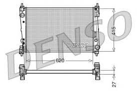 Radyatör Corsa D 05>PUNTO 05>BRAVO II 07>1.3 JTD-1.7CDTI Mek Ac Klimasiz 620x395x27