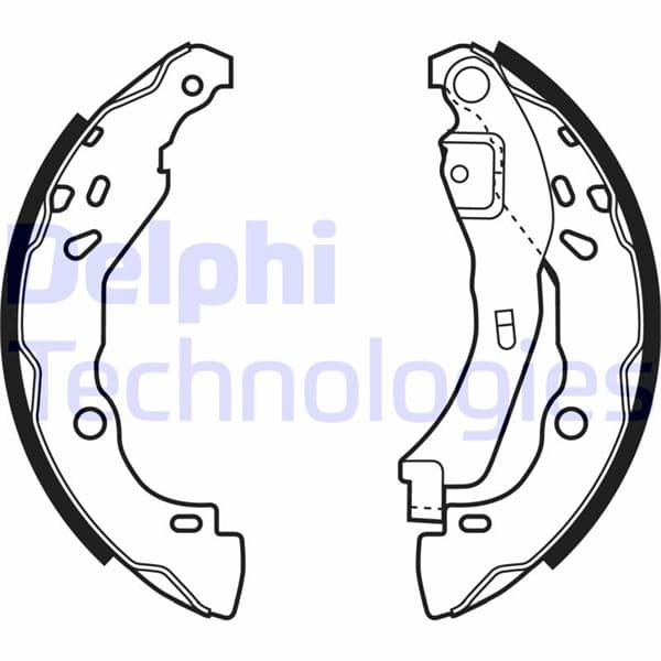 Arka Fren Pabuç Balatası Renault Clio II 98> Clio IV 12> Clio Symbol 02> Symbol III 13> Dacia Sandero 08> Logan 06> Sandero II 12> Logan II 12>