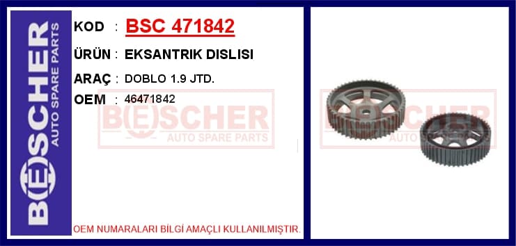 Eksantrik Dislisi Doblo 1.9 JTD.