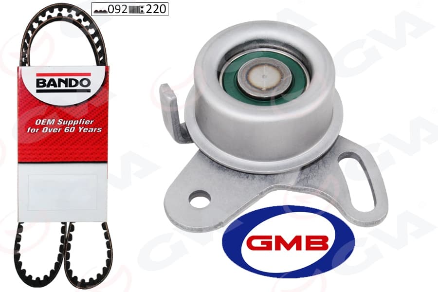 Triger Kayış Seti Eksantrik Seti Hyundai Accent 1.3L 4G13 G4EH 95-00 / 1.5L G4EK Karbüratörlü 95- 00 1 Kayış 1 Rulman 092x220