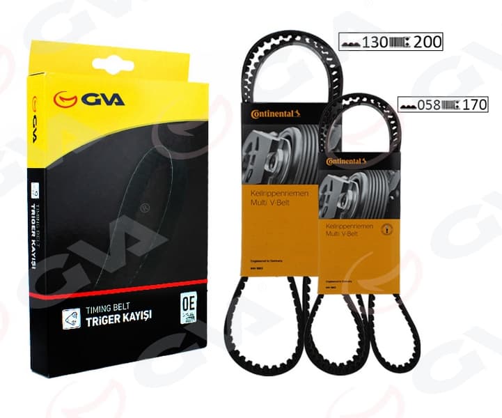 Triger Kayışı Setli 130x200 058x170 VW Bora Golf IV-V-Plus Polo 1.4-1.6 16V 536023310 536022810