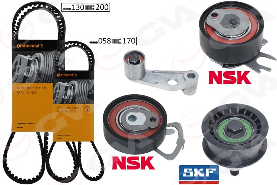 Triger Seti 130x20 Polo-Cordoba-GOLF4-Fabia-Bora 1.4-1.6 16V BCB-BBY-Bud-BBZ-BKY-Ahw-Ajv-Azd-CGGB