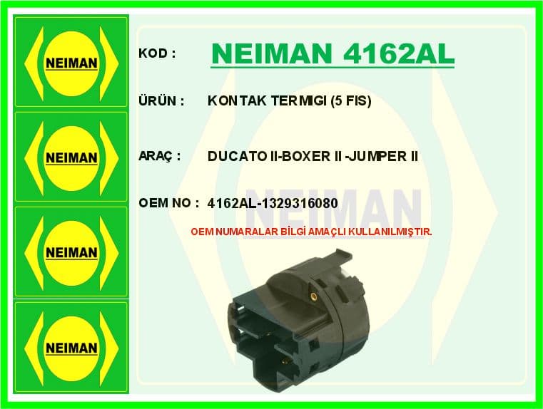 Kontak Termigi 5 Fis Ducato II-Boxer II -Jumper II