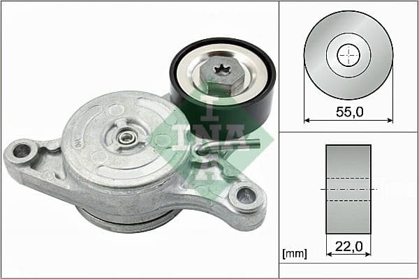 Alternatör Gergi Rulmanı Kütüklü Toyota Avensis 1.6L 1WW Dizel WWT270 15-> / Verso 1WW WAR20 15-> Mini One D-Cooper D 11-13
