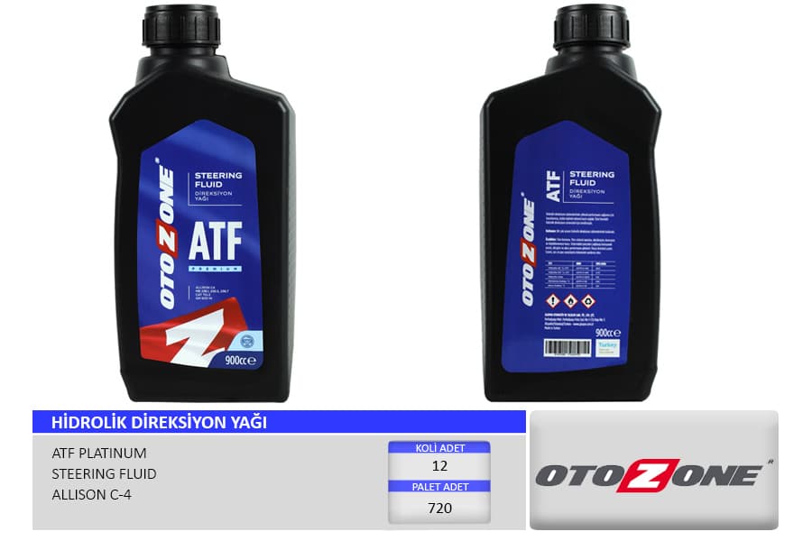 Hidrolik Direksiyon Yağı Atf 900 ML. Premium