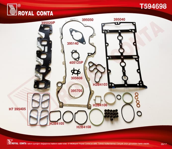 Üst Takım Contası Reinz Sub.lastikli-SKC Siz Doblo-Punto-500 1.3MTJ 10> Astra J-Corsa D-Aveo Z1.3