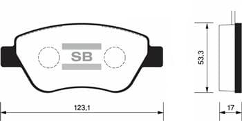 Ön Fren Balata Fiat Doblo 05-10 / Panda 04-10 / Opel Corsa 1.3L Cdti 06-14
