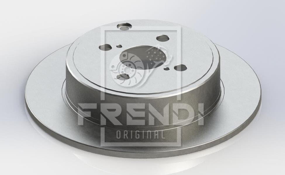 Arka Fren Diski Dolu Tip Toyota Corolla 1.4L 1ND-TV NDE120 04-06 / 2.0L 1CD-FTV CDE120 03-06 279 Çap X 4 Bijon - Takım Disk Fiyatıdır