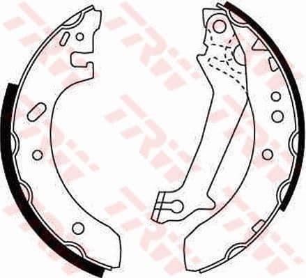 Arka Pabuç Balata Escort V/vi 1.4 1.6 1.8D Abs Siz 95 > Fiesta 1.3 1.4 1Ç8D 203x38 GS8608