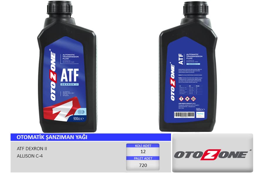 Otomatik Şanzıman Yağı Atf II 900CC Dexron II Kırmızı
