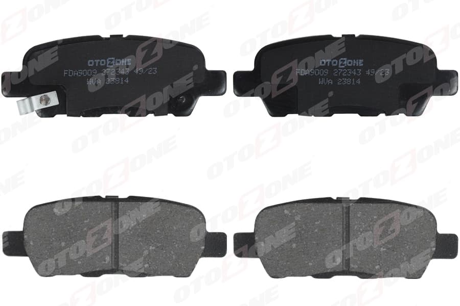 Arka Fren Balata Nissan Qashqai 1.5L 1.6L 2.0L K9K M9R HR16DE MR20DE J10 06-13 / X-Trail 2.0L QR20DE T30 01-07 2.5L QR25DE T30 01-> 2.2L YD22DDTi T30 01-> / Murano 3.5L Z51 4x4 dCi 08-> / İnfiniti FX
