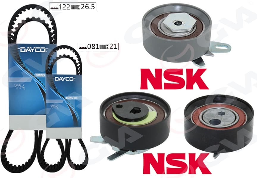 Triger Seti 122x26.5 -077x21 T4 2.5TDI - LT35 2.5TDI Acv-Anj-Avr K015323XS Triger Pompa Seti