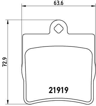 Fren Balatası Arka Mercedes W202 S202 W203 CL203 W210 R170 R171