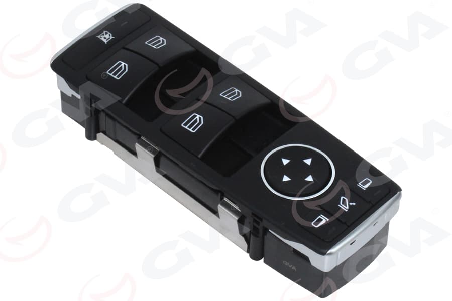 Cam Açma Salteri Ön Sol Siyah. Ayna Katlamali Mercedes X117 W176 W246 C117 X156 W166