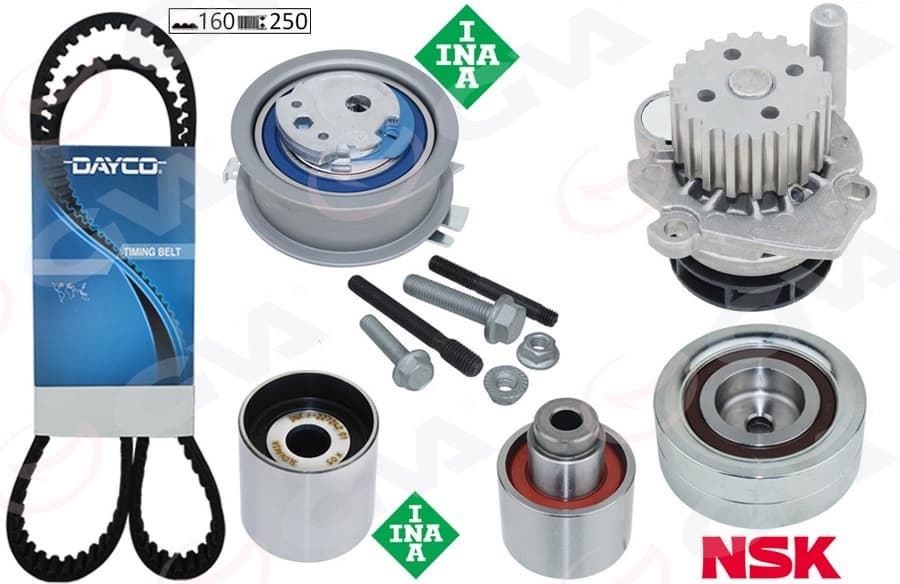 Devirdaimli Triger Seti Crafter-T6-A3-Jetta-Caddy-Polo-Passat 1.6-2.0 TDI Cayb/c/d- Caab/c-Ckub-CFFB Cfwa-Caga