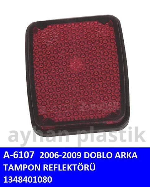 Arka Tampon Reflektörü Doblo E.m. Ducato 10 >