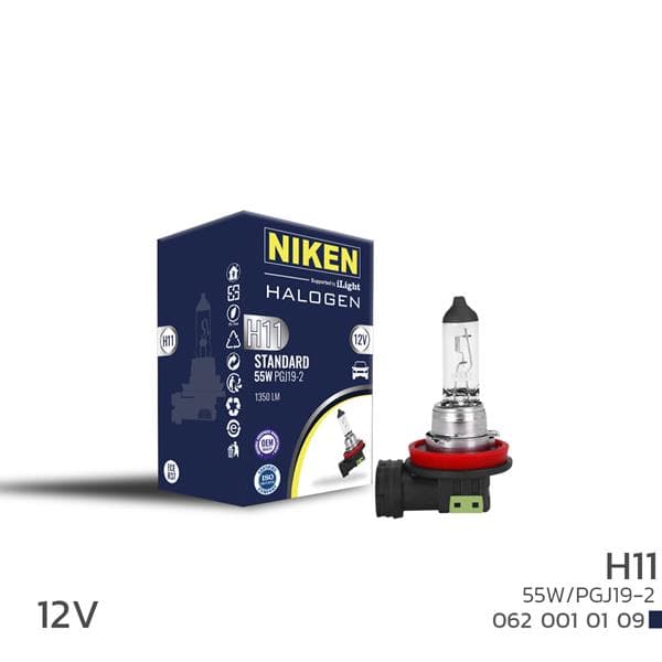 Niken H11 55W Halojen Ampul PGJ19-2 12V 64211