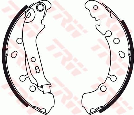 Arka Pabuç Balata Yaris 1.3 Vvti-1.33 Vvti-1.4D-4D 06 > 11 > 203x38