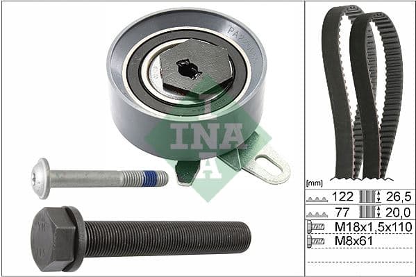 Triger Seti 122x26.5 Transporter T4 2.4D 90-03 Aja