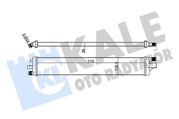 Turbo Radyatörü İntercooler NV400-Movano B-Master III LT 2.3CDTI 10> İlave Soğutucu At-MT