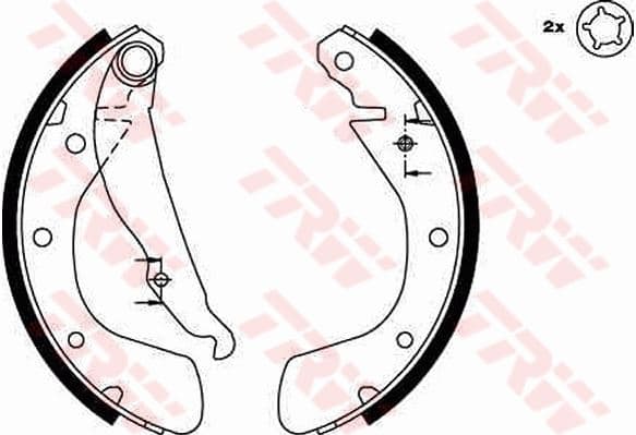 Arka Pabuç Balata Corsa B 3.93-9.00 Corsa C 00-12.09 Tigra 94-00 Astra F 92-9.98 200x28
