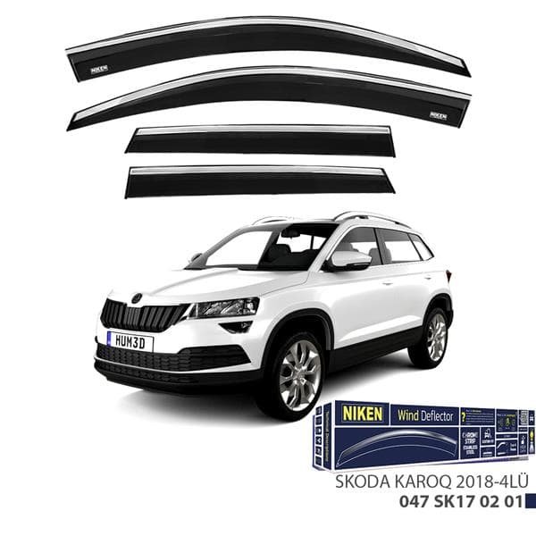 Kromlu Cam Rüzgarliği Skoda Karoq 2018- 4LÜ