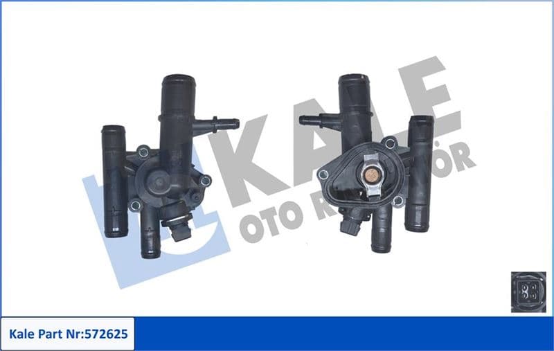 Komple Termostat-Plastik Gövdeli 89 C Nissan Primera-Opel Vivaro-Renault Clio-Espace-Kangoo-Laguna Megane-Scenic-Suzuki Samurai-Dacia Pick Up-Solenza